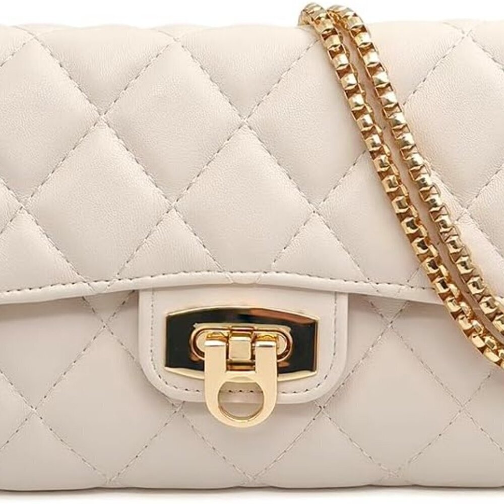 Small Black Clutch Purses for Women with Quilted Designs, Women's Trendy Quilted